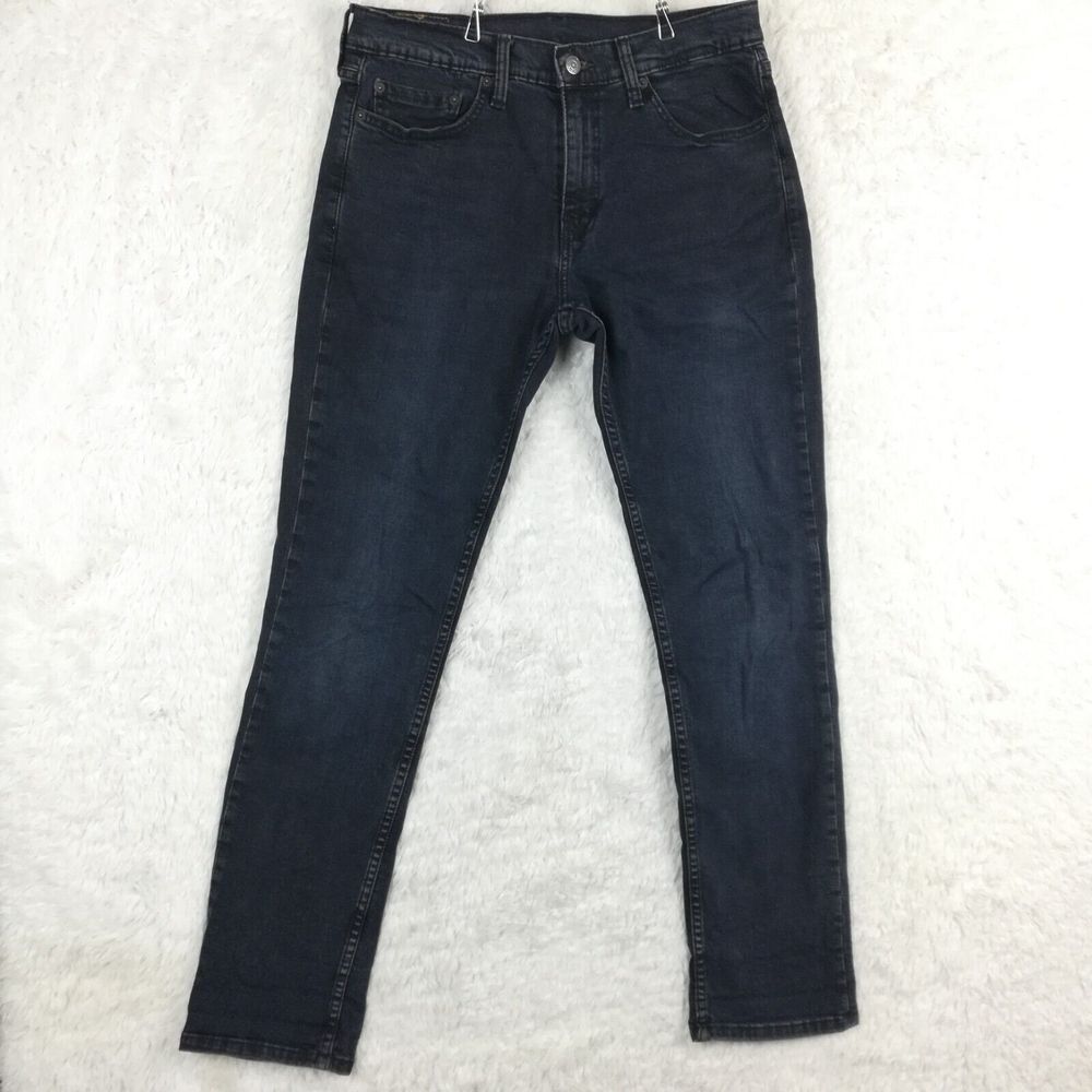 Levi's Mens Jeans 511 Slim Fit‎ Denim Blue Washed Navy Workwear 33x32
